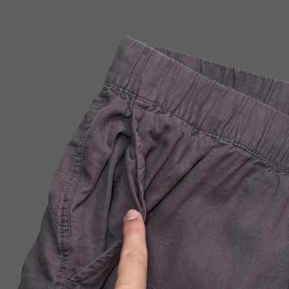 Magaschoni Gray Stretch Waist Casual Linen Blend Pants Size M GUC Mens - Picture 6 of 7